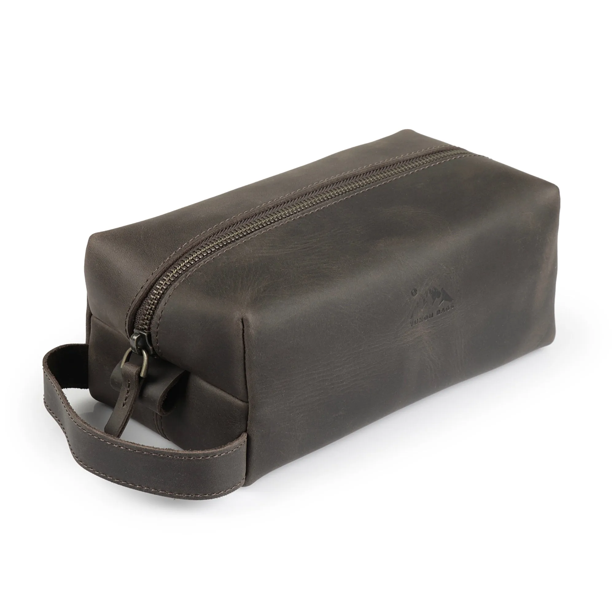 Steele Leather Toiletry Bag - Dopp Kit - Shave Kit