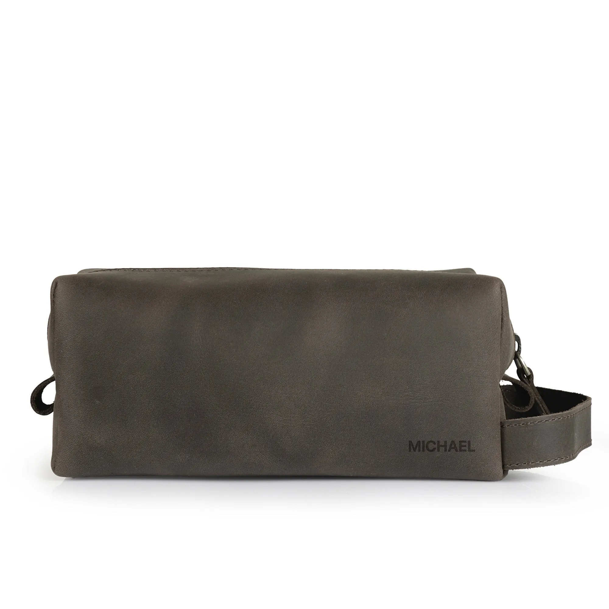 Steele Leather Toiletry Bag - Dopp Kit - Shave Kit