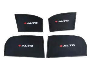 Suzuki Alto Japanesse Foldable & Flexible Side Sunshade with Logo Model 2019 -2021 - Sun Shade | Parda