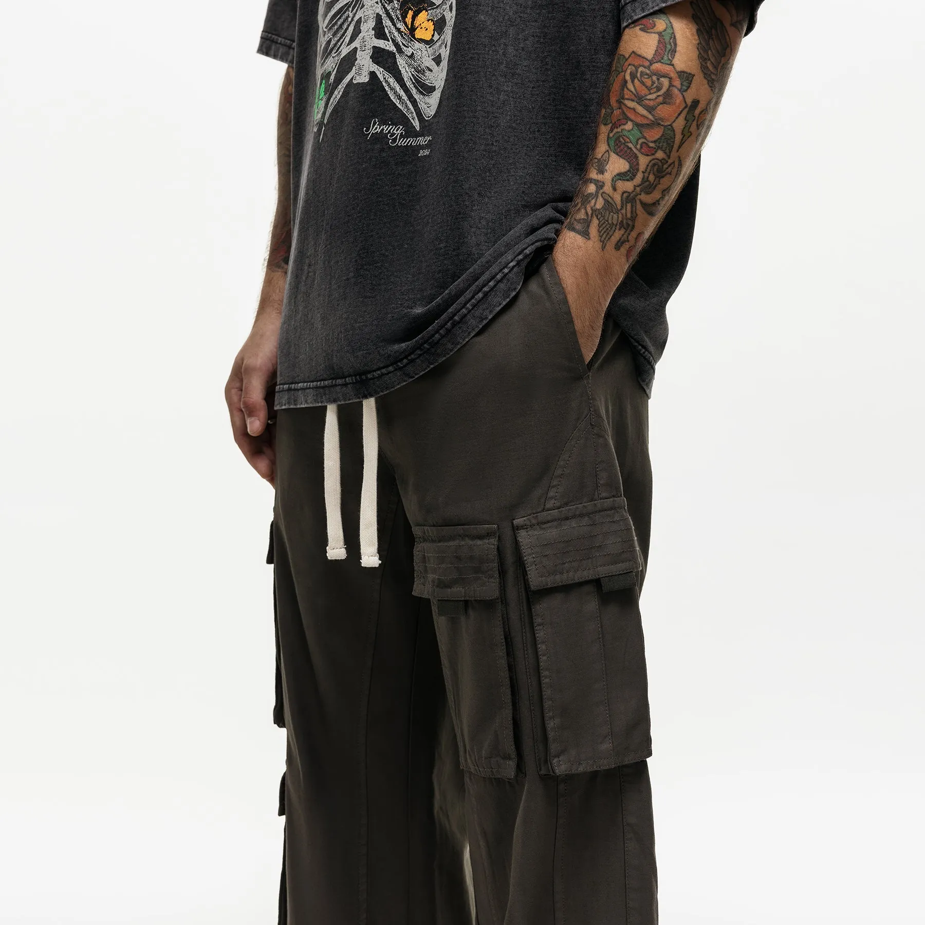 Tactical Baggy Khaki Cargo Pant