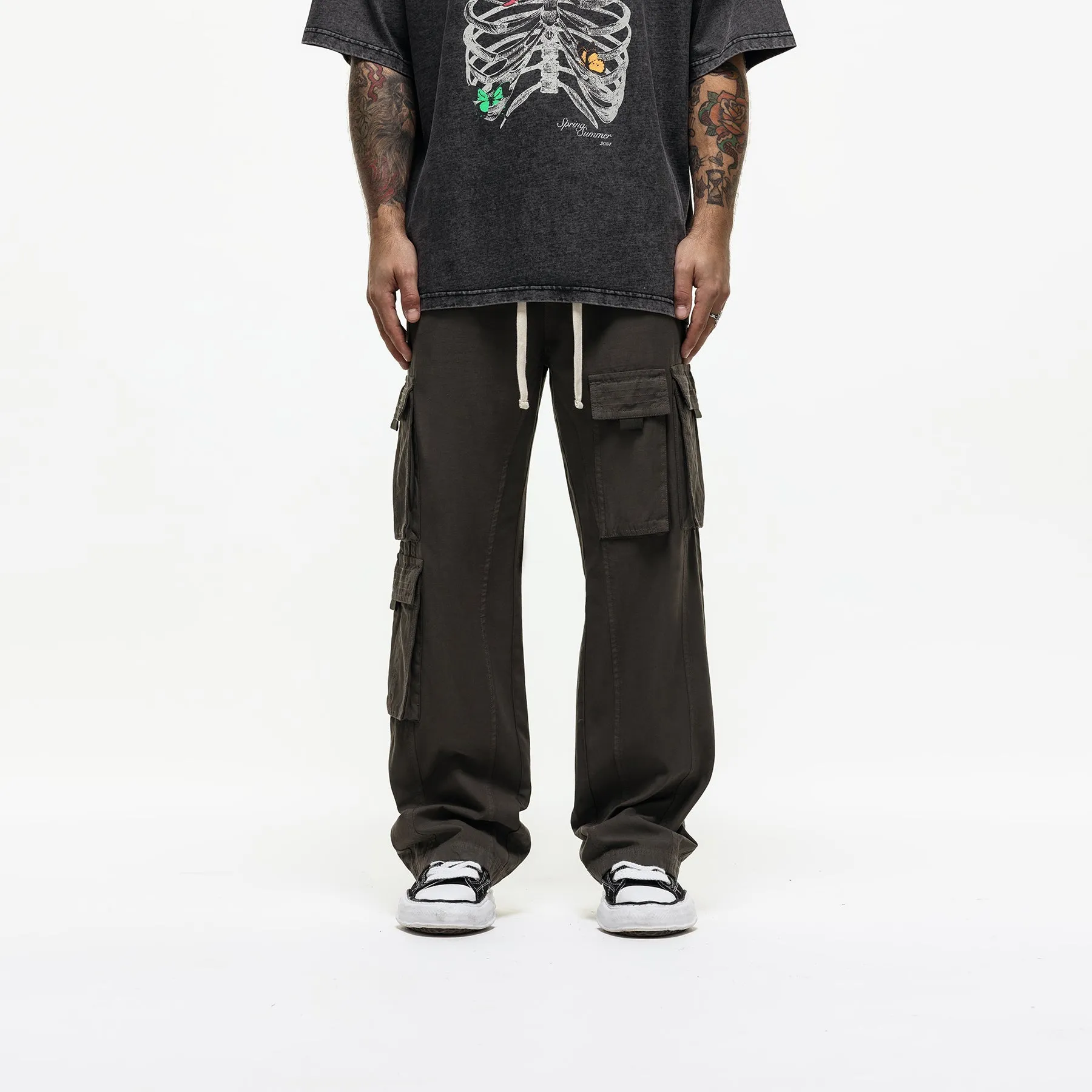 Tactical Baggy Khaki Cargo Pant