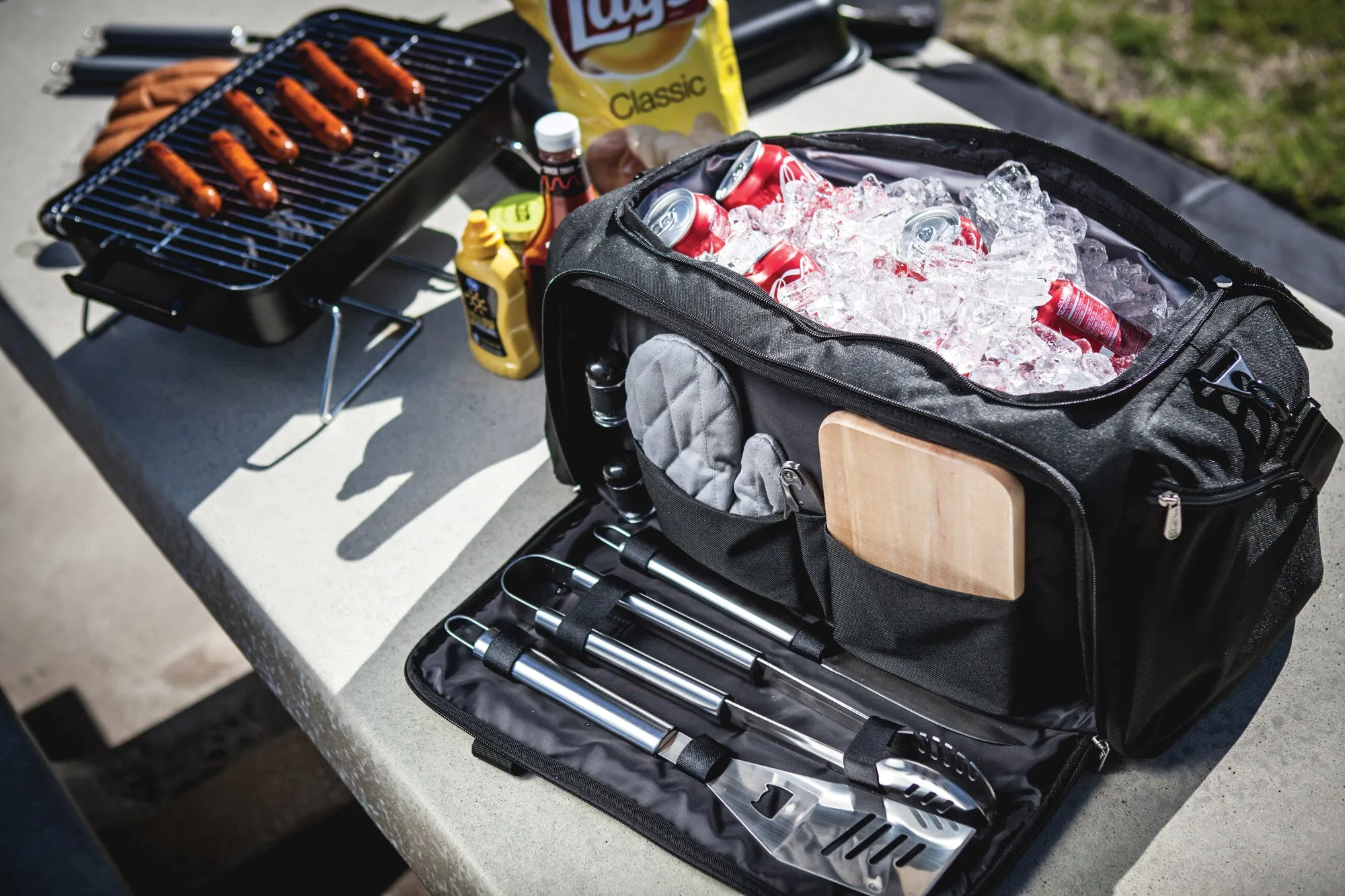 Tampa Bay Rays - BBQ Kit Grill Set & Cooler