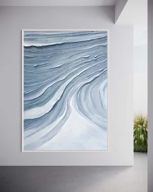 Textured Blue Waves