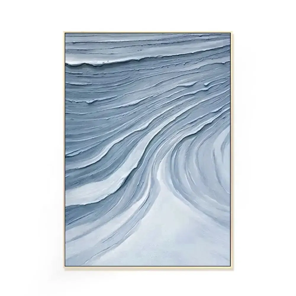 Textured Blue Waves