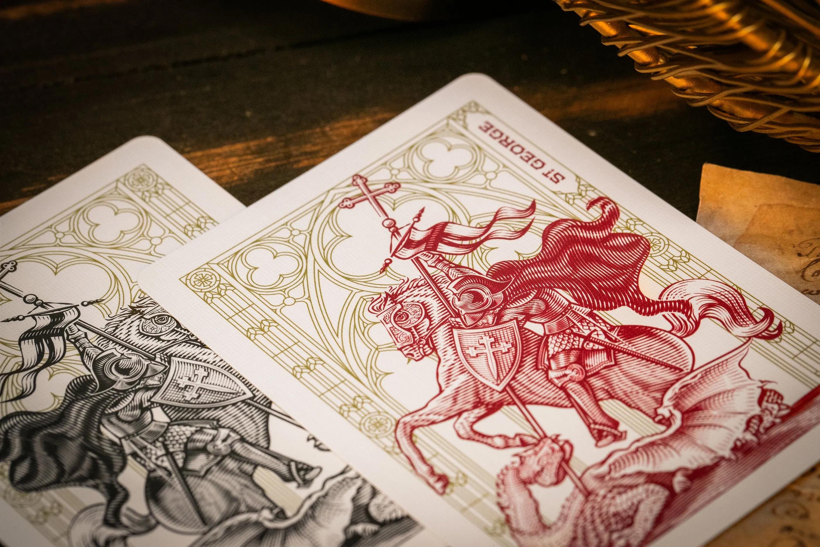 The Cross Playing Cards - Maroon Martyrs Edition