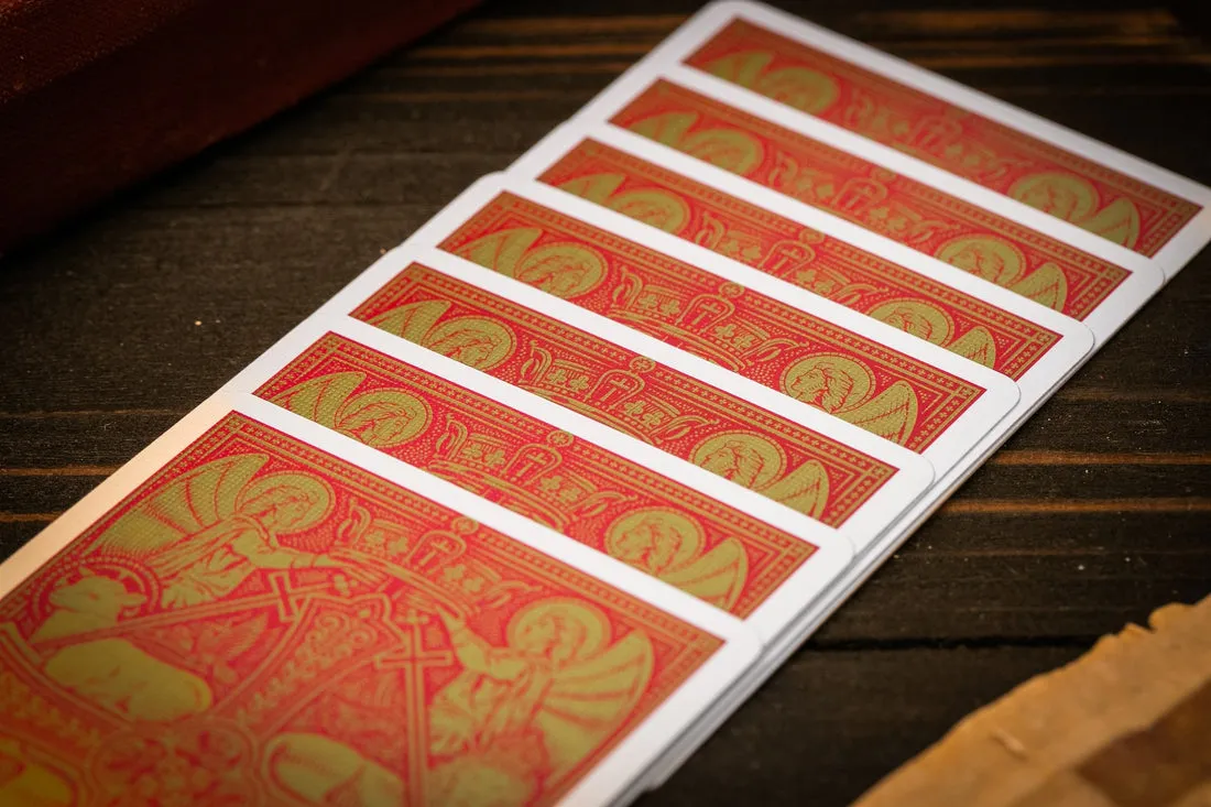 The Cross Playing Cards - Maroon Martyrs Edition