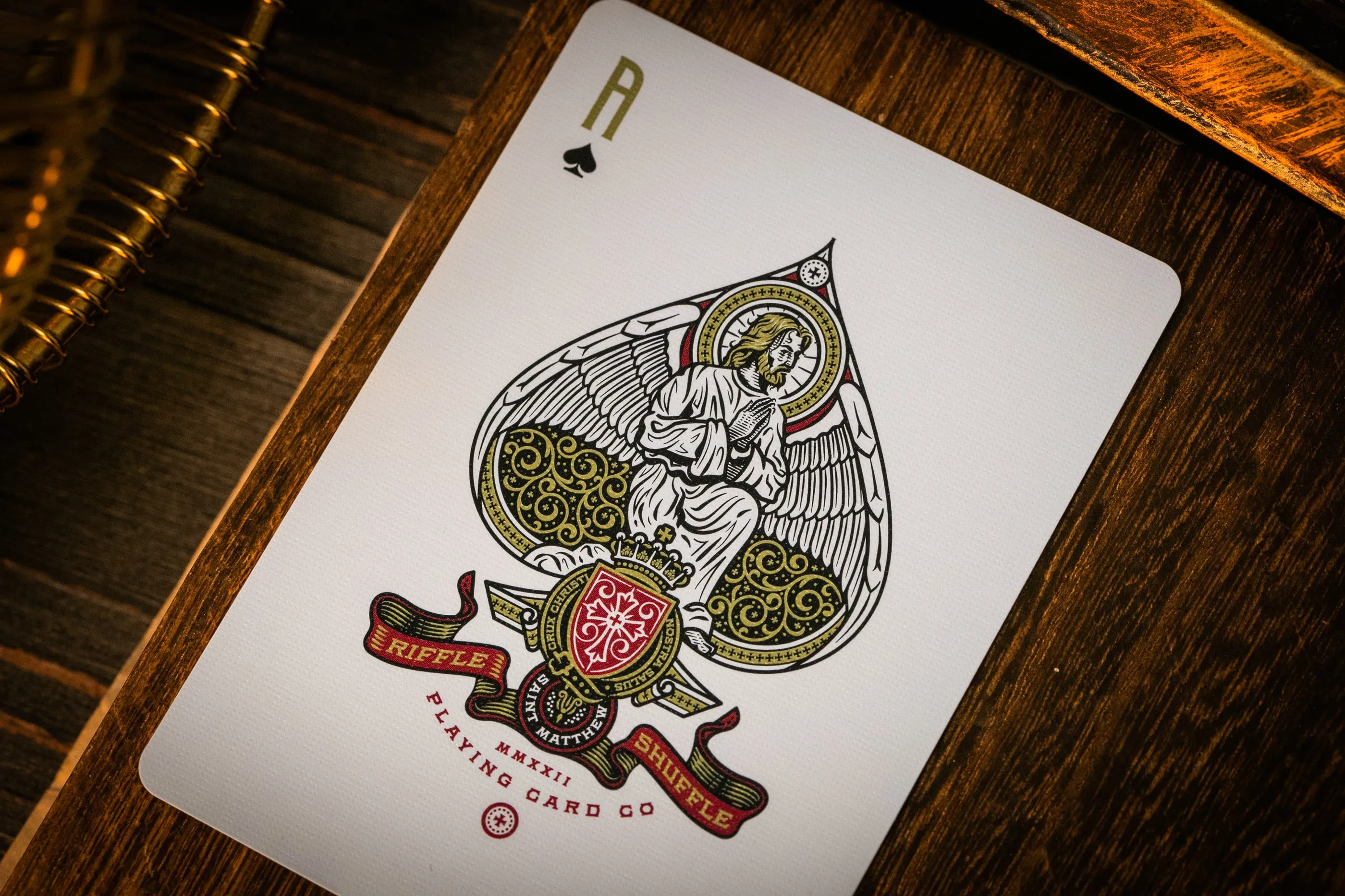 The Cross Playing Cards - Maroon Martyrs Edition