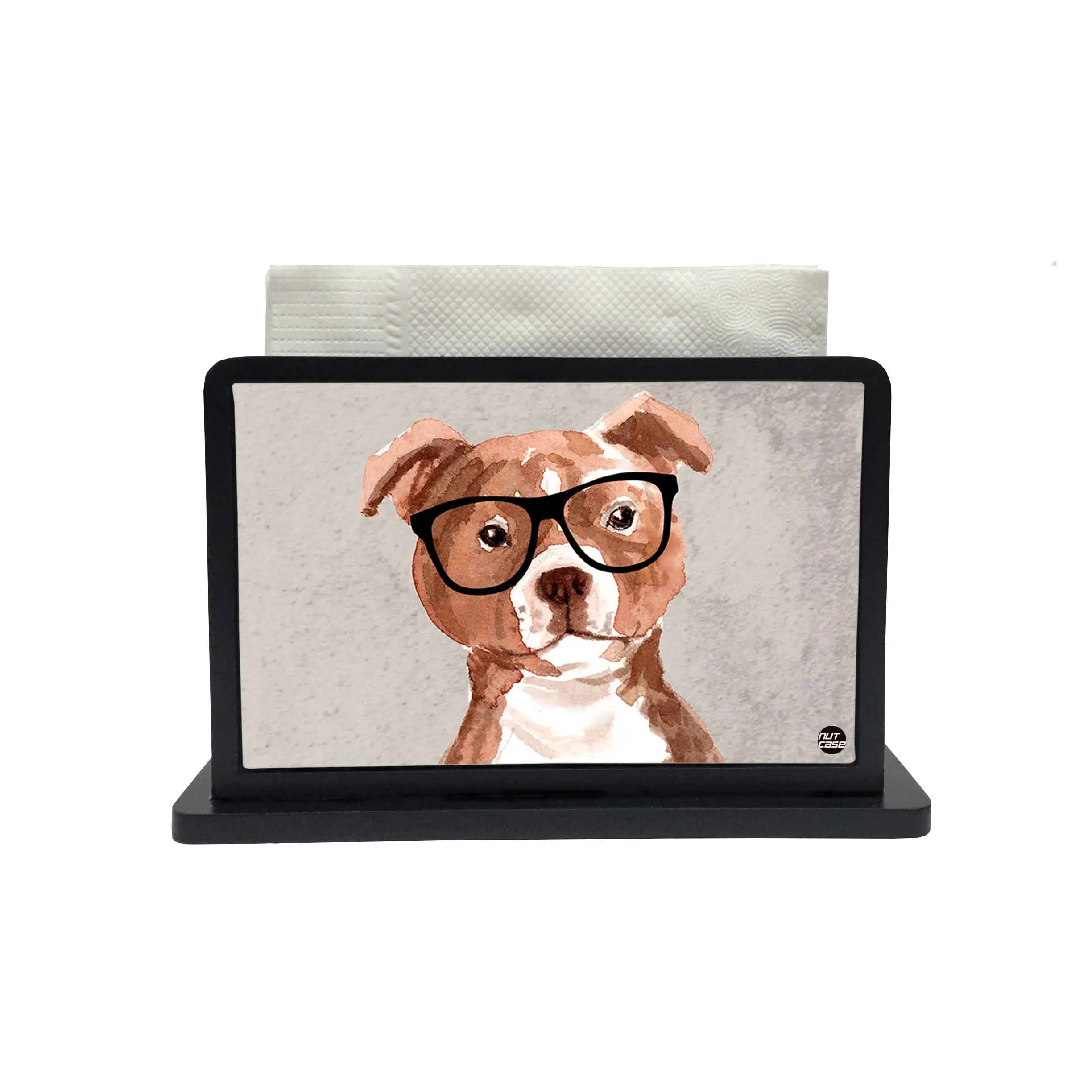 Tissue Holder Paper Napkin Stand - Smart Hip Dog Face