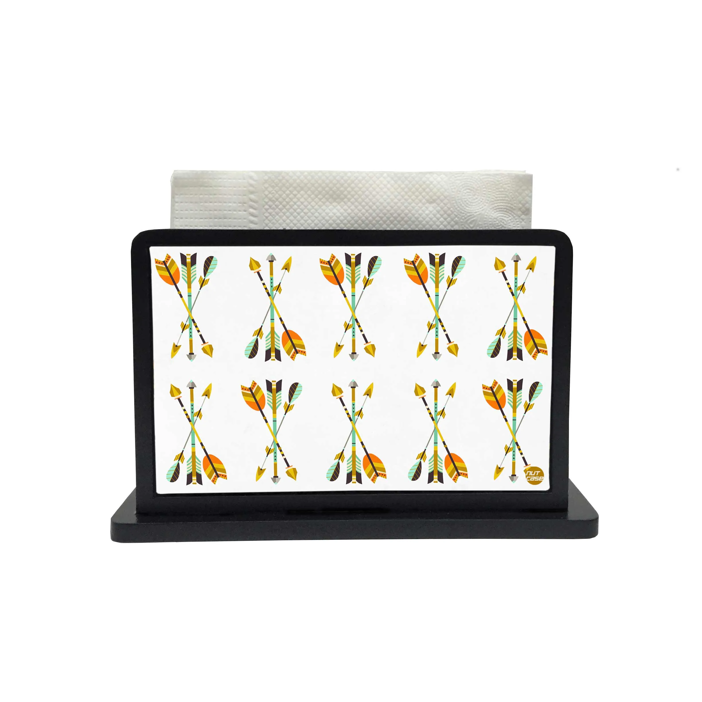 Tissue Paper Napkin Holder Stand - Arrow Points