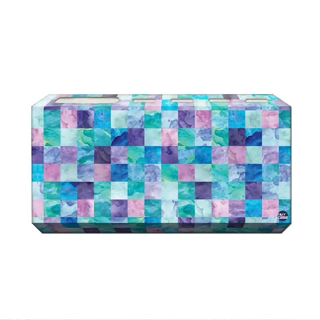 Toothbrush Holder Wall Mounted -Light Shade Marble Dots