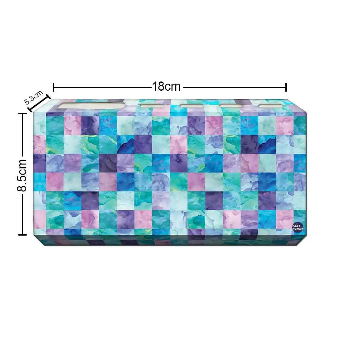 Toothbrush Holder Wall Mounted -Light Shade Marble Dots