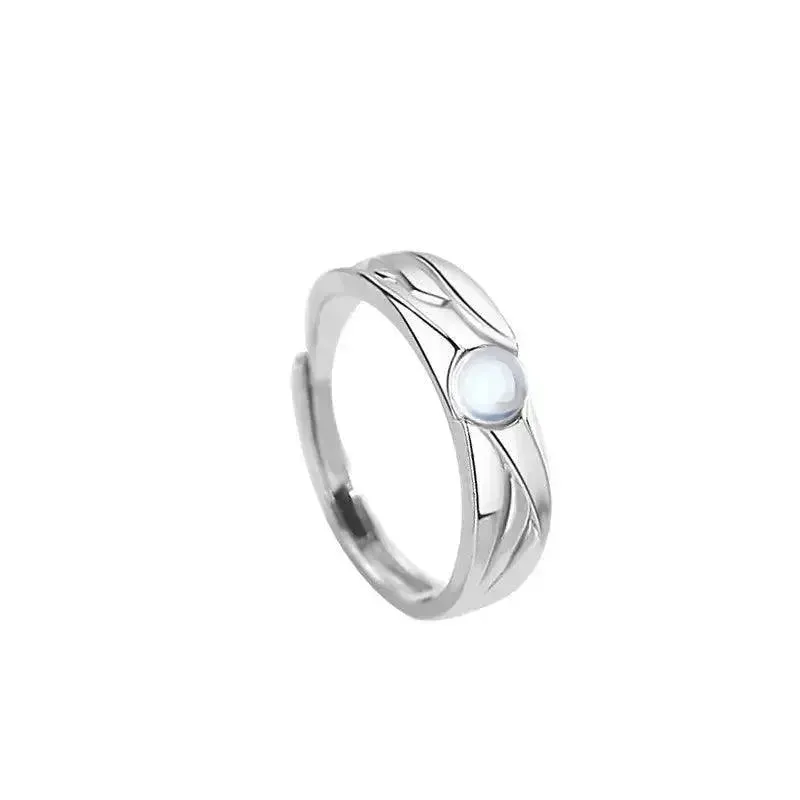 Trendy Demons and Angels Adjustable Couple Rings Set
