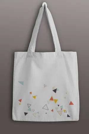 Triangles Cloth Handbag