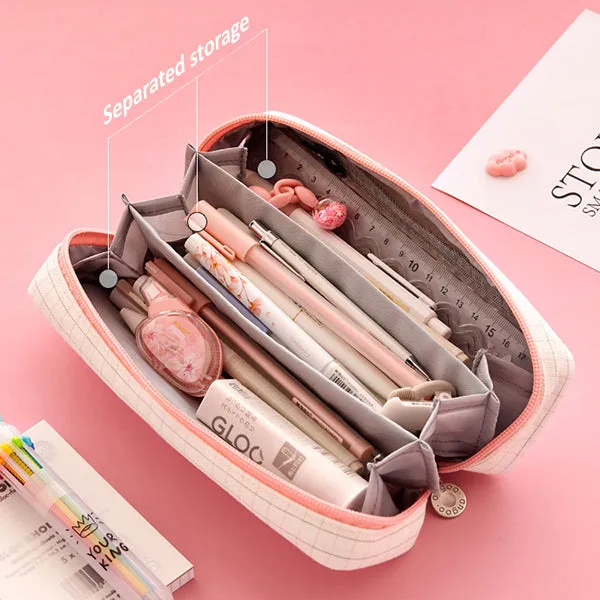 Triple Pouch Pencil Case