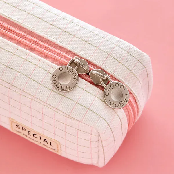 Triple Pouch Pencil Case
