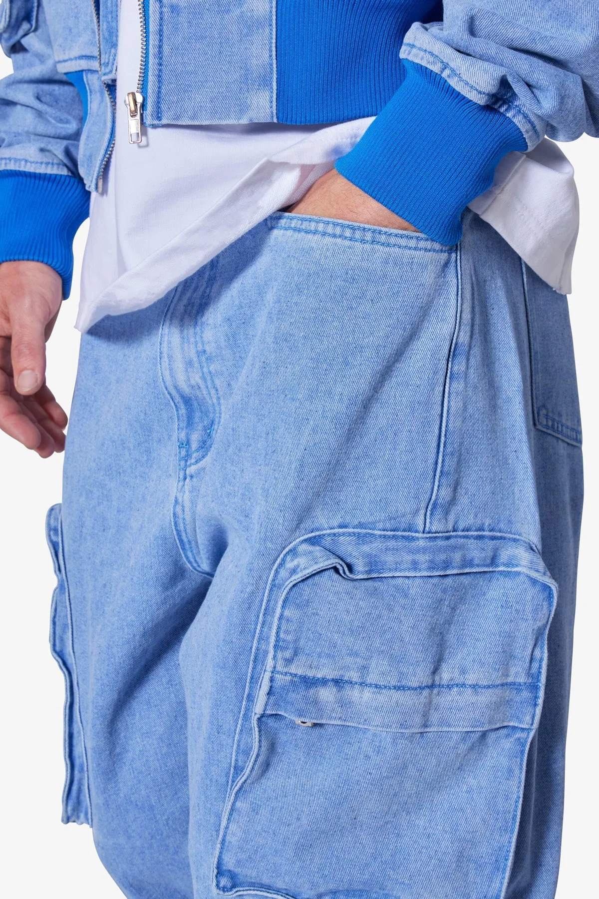 Ultra Baggy Feeling Blue Denim - Blue