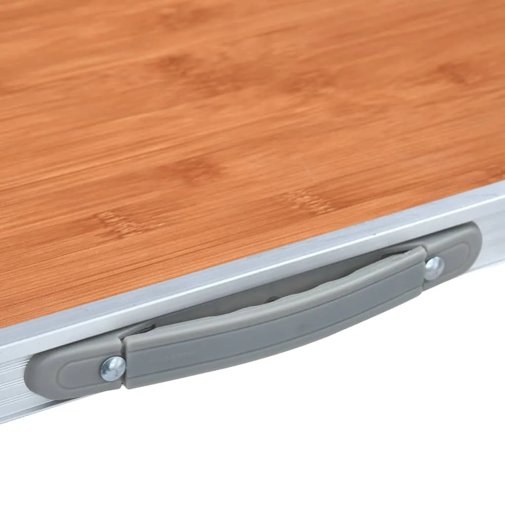 vidaXL Foldable Camping Table Aluminium 120x60 cm - Lightweight & Durable