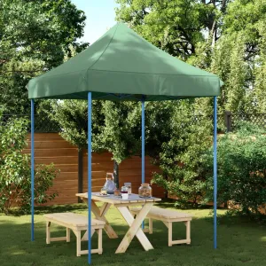 vidaXL Foldable Party Tent Pop-Up Green 200x200x306 cm