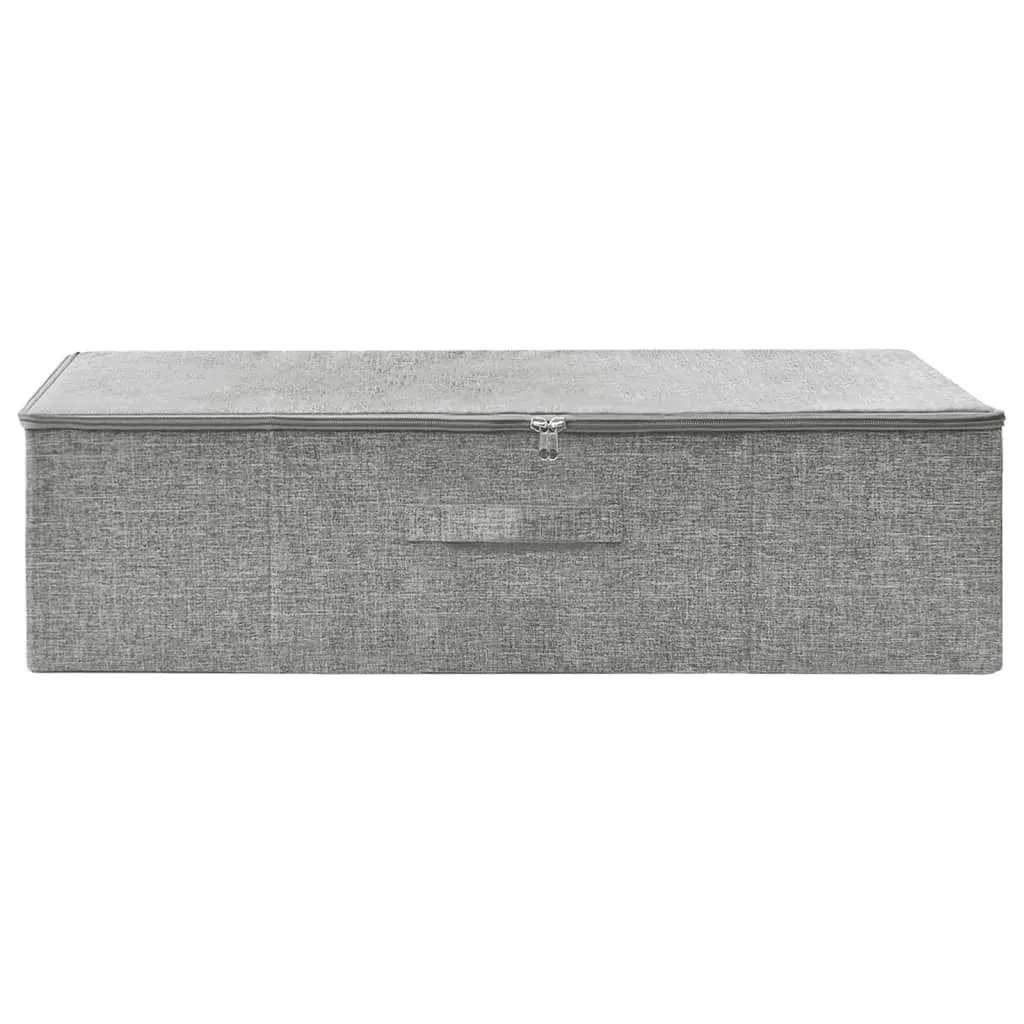 vidaXL Storage Box Fabric 70x40x18 cm Grey