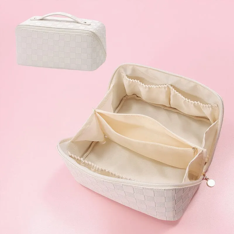 Vintage Check Cosmetic Bag