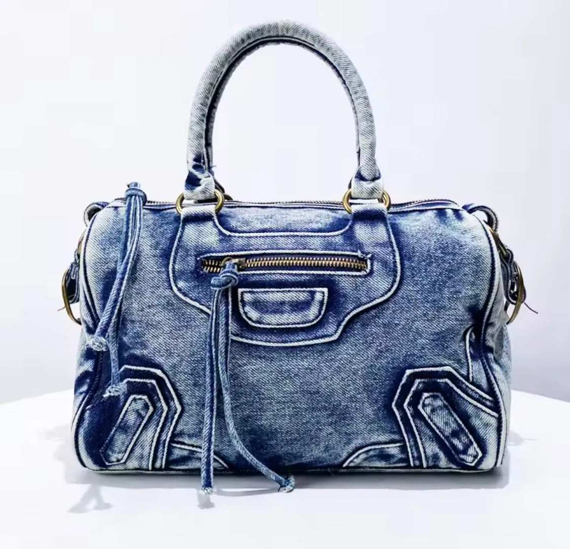 Vintage Denim Handbag