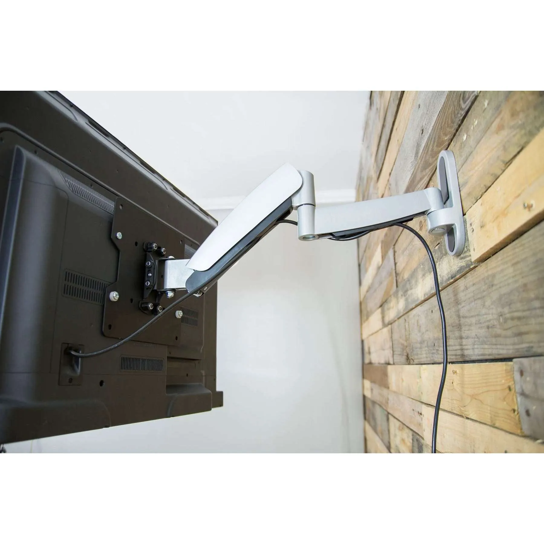 VIVO Silver Pneumatic Arm Wall Mount for 26" to 55" TVs, MOUNT-VW03G, -VW04G