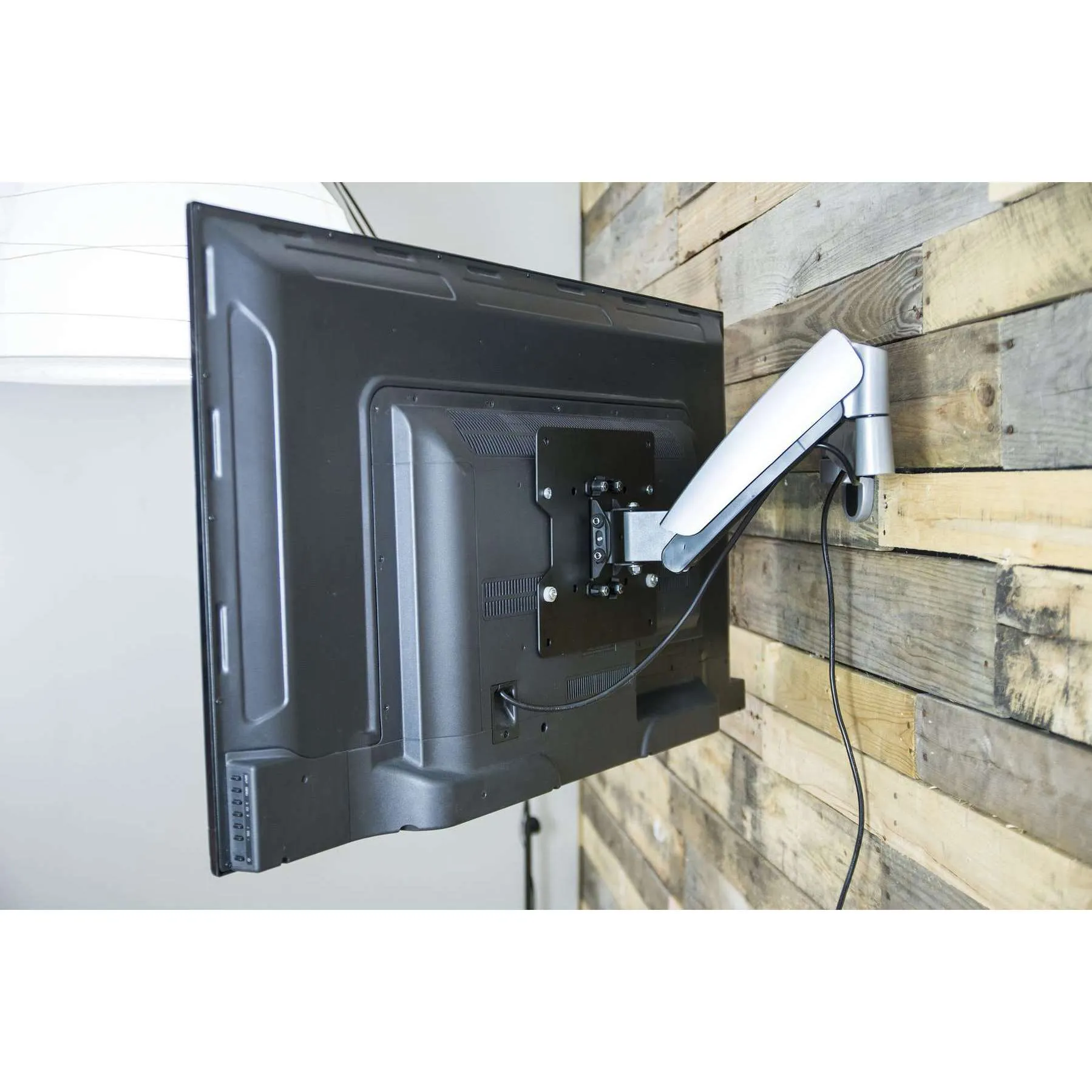 VIVO Silver Pneumatic Arm Wall Mount for 26" to 55" TVs, MOUNT-VW03G, -VW04G