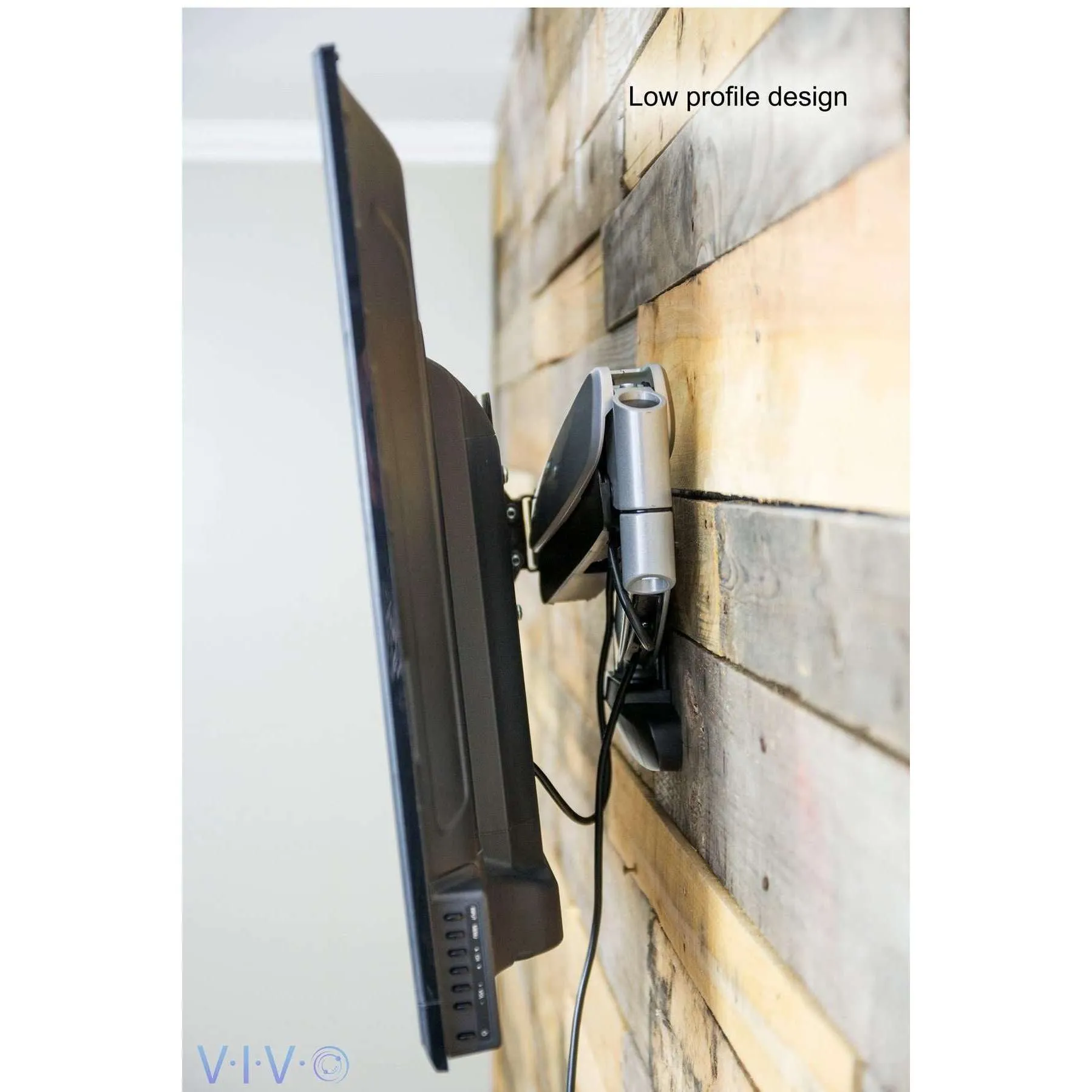 VIVO Silver Pneumatic Arm Wall Mount for 26" to 55" TVs, MOUNT-VW03G, -VW04G