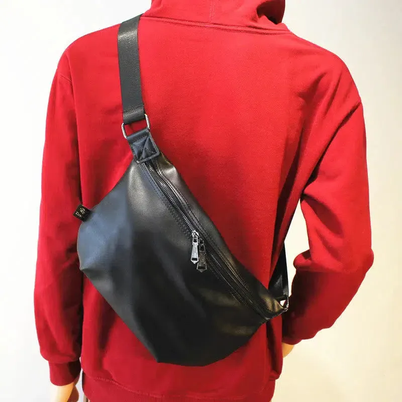 Vvsha  Christmas Gift Crossbody Leather Chest Bag