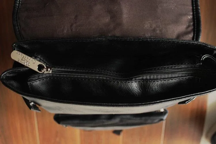 Vvsha  Christmas Gift Faux Leather Backpack Bag