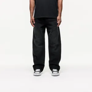 Washed Black Baggy Denim Jean