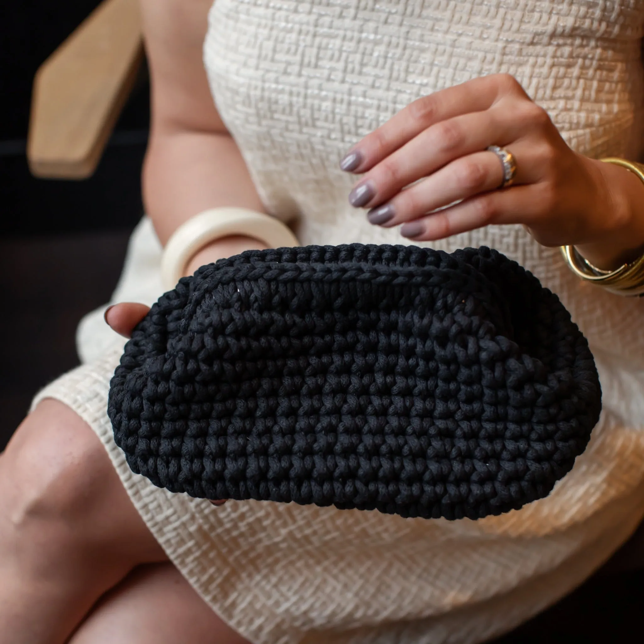 White Wedding Clutch