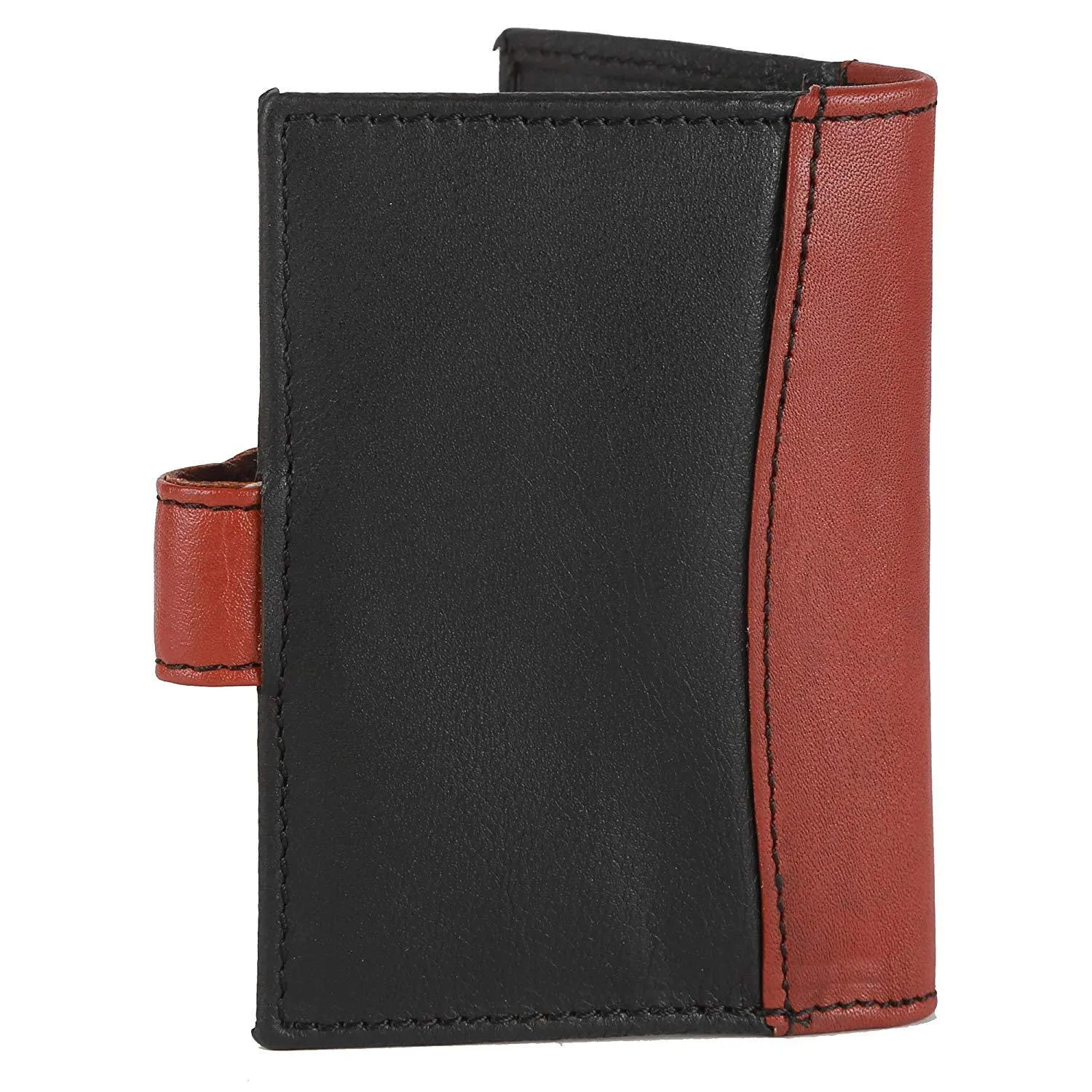 WildHorn Black Genuine Leather Credit Card Holder