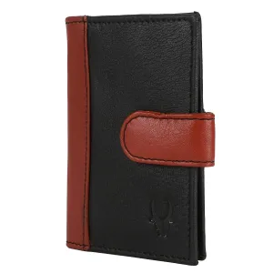 WildHorn Black Genuine Leather Credit Card Holder