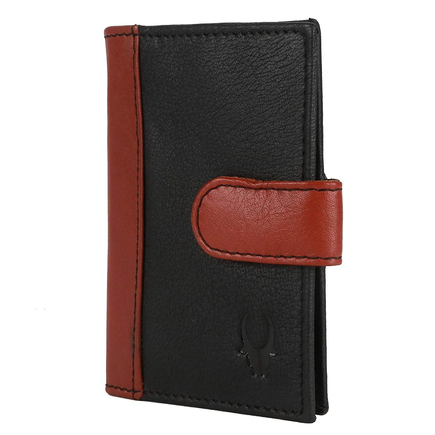 WildHorn Black Genuine Leather Credit Card Holder