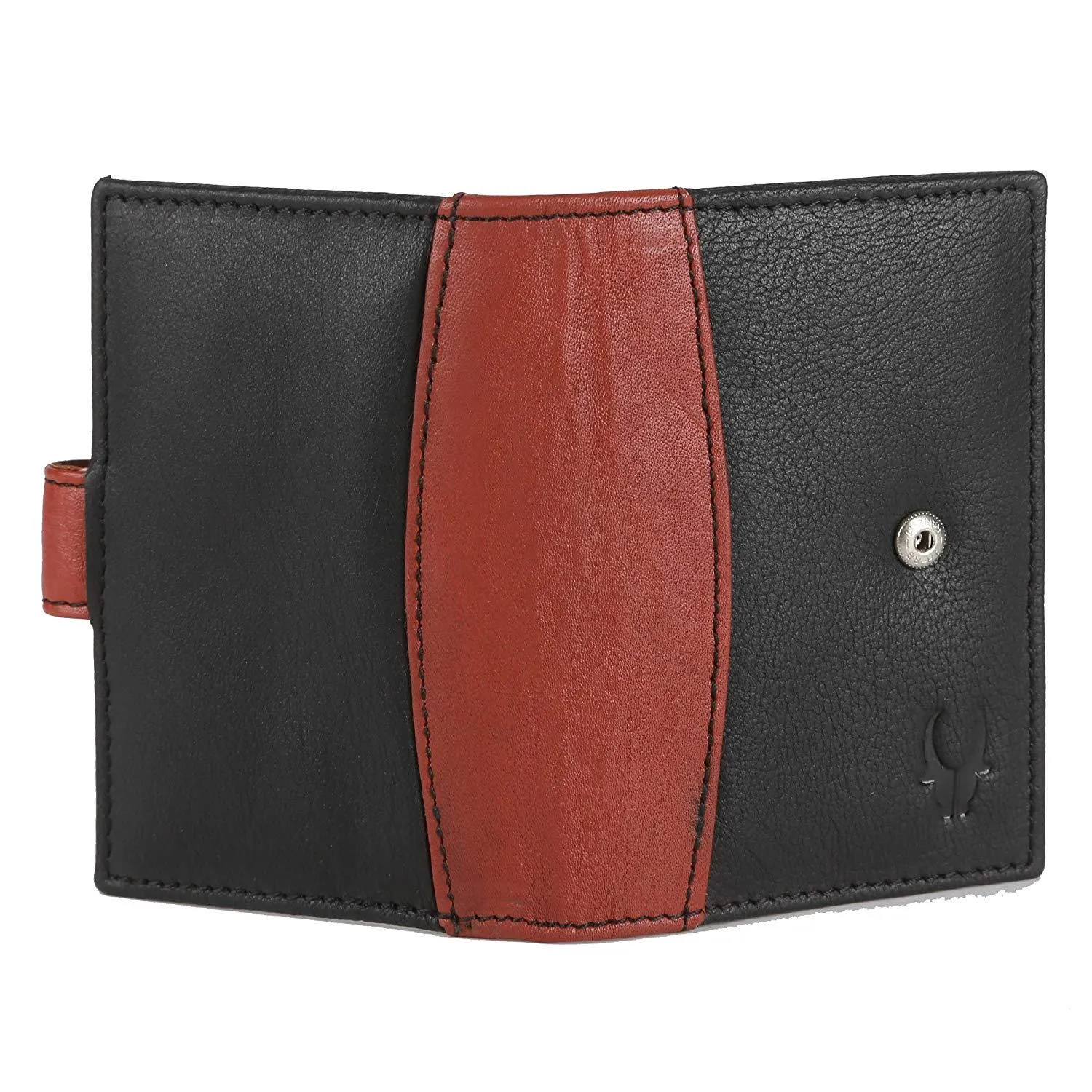 WildHorn Black Genuine Leather Credit Card Holder