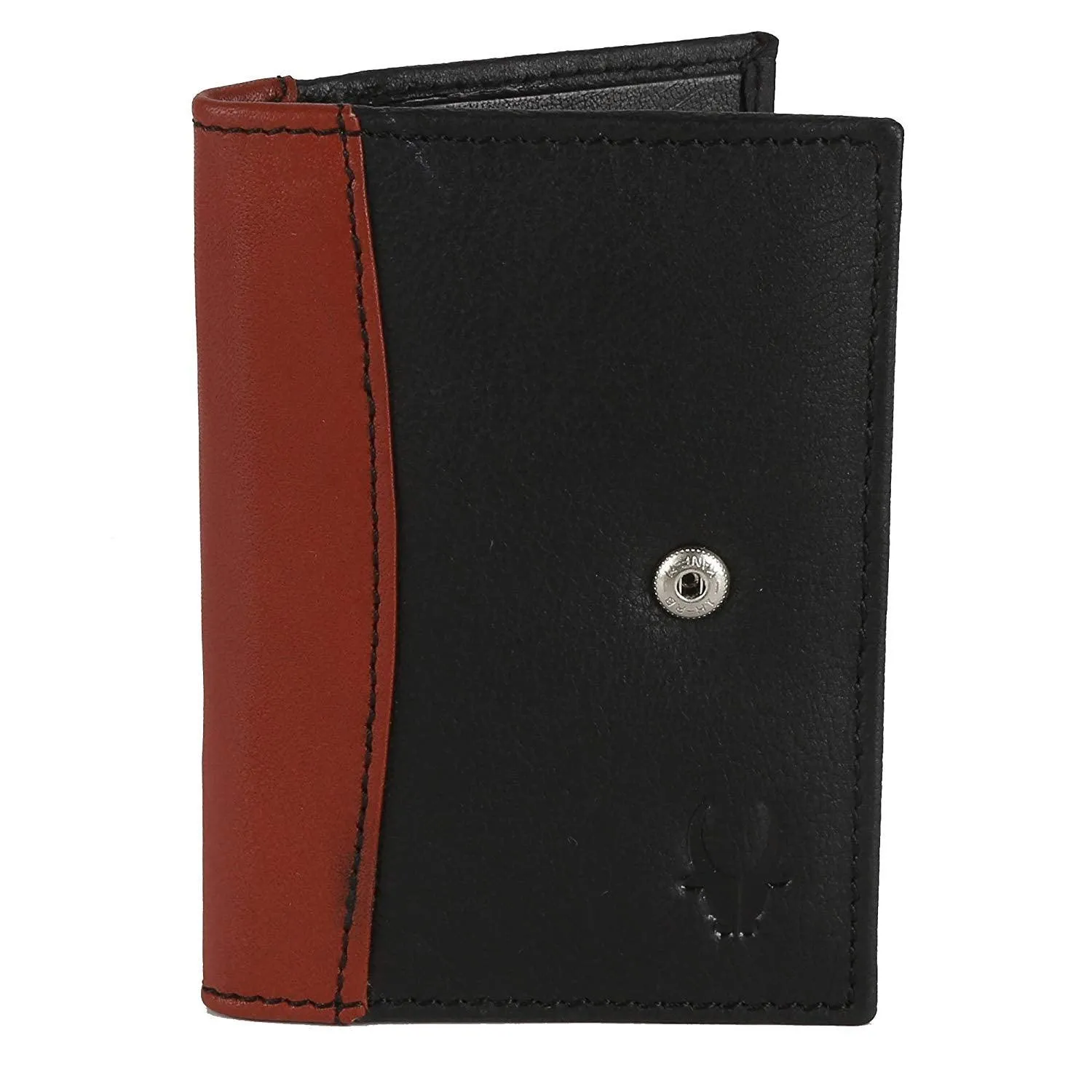WildHorn Black Genuine Leather Credit Card Holder