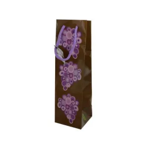 Wine Gift Bag with Grape Design ( Case of 60 )
