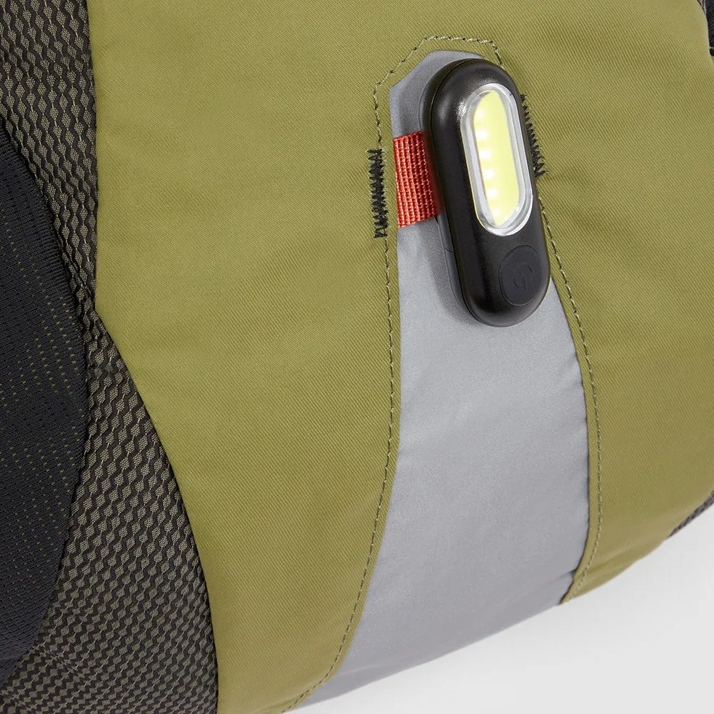 Zaino PIQUADRO Pieghevole porta PC 15,6" in Nylon Riciclato Linea Foldable Colore Nero - CA6005FLD
