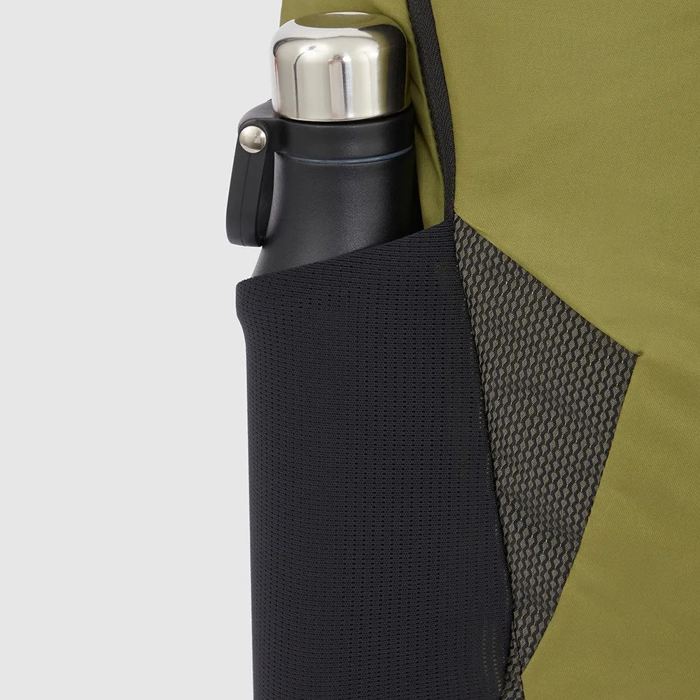 Zaino PIQUADRO Pieghevole porta PC 15,6" in Nylon Riciclato Linea Foldable Colore Nero - CA6005FLD