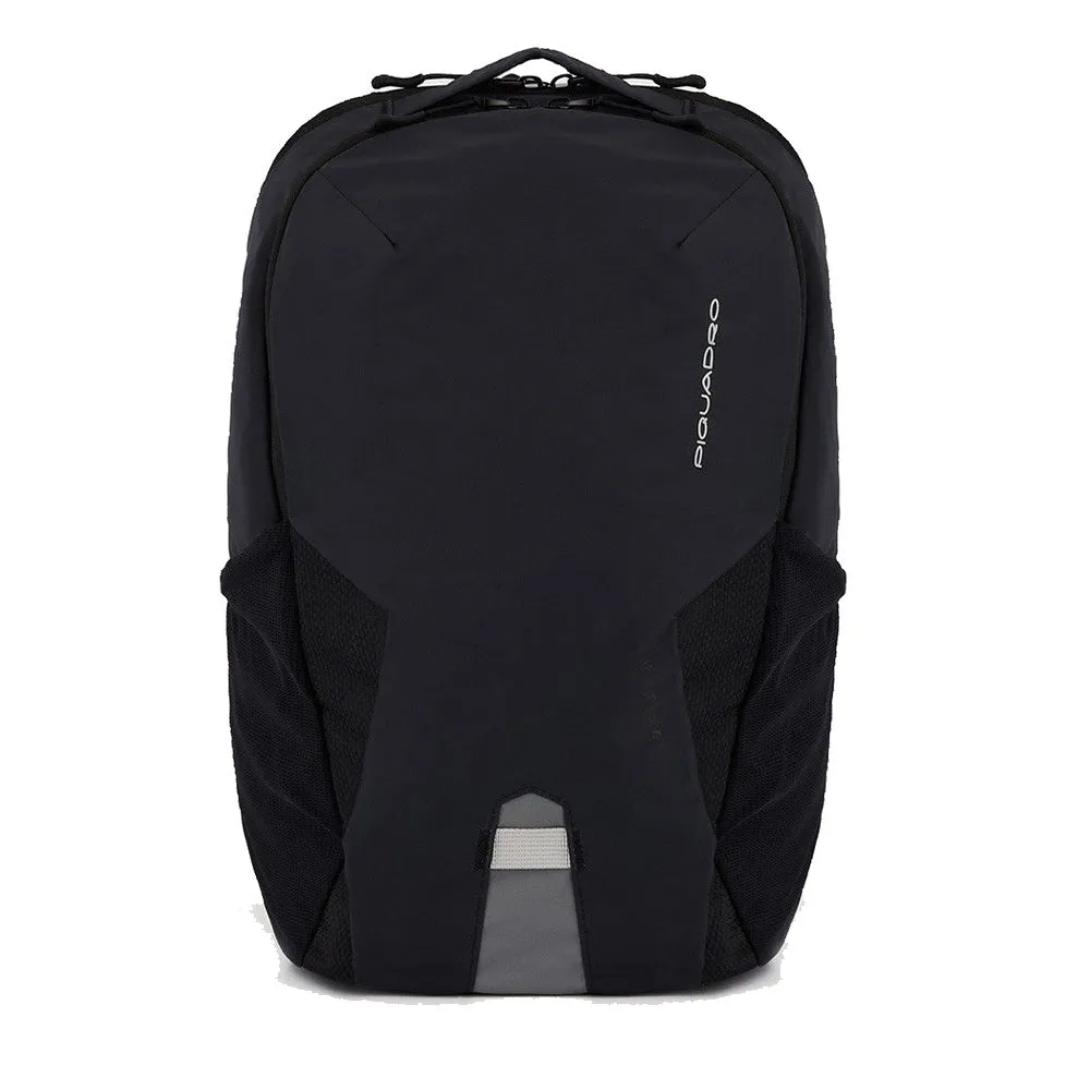 Zaino PIQUADRO Pieghevole porta PC 15,6" in Nylon Riciclato Linea Foldable Colore Nero - CA6005FLD